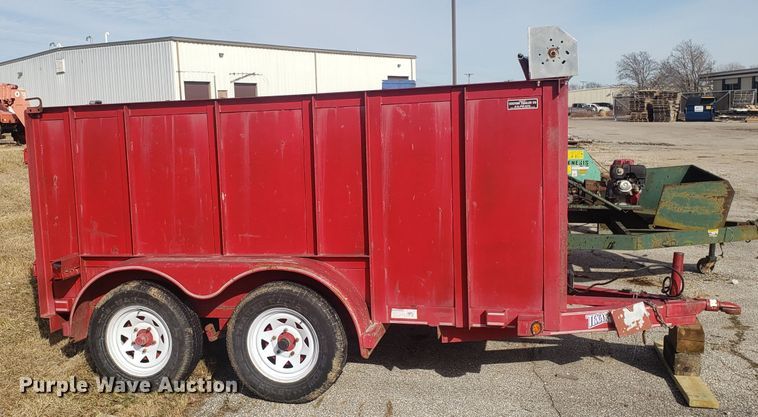 image for item GA9485 2011 Texas Bragg utility trailer