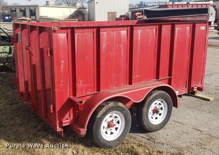 image for item GA9485 2011 Texas Bragg utility trailer