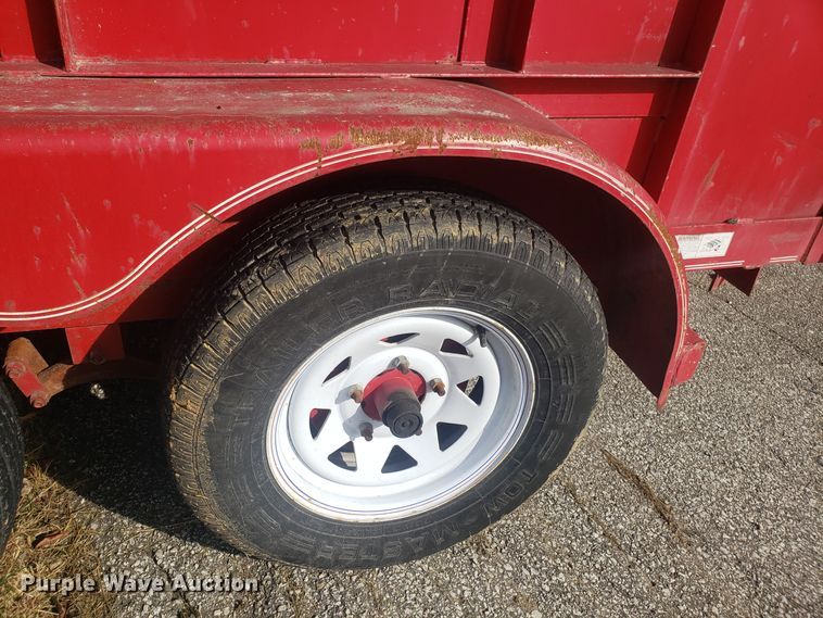 image for item GA9485 2011 Texas Bragg utility trailer