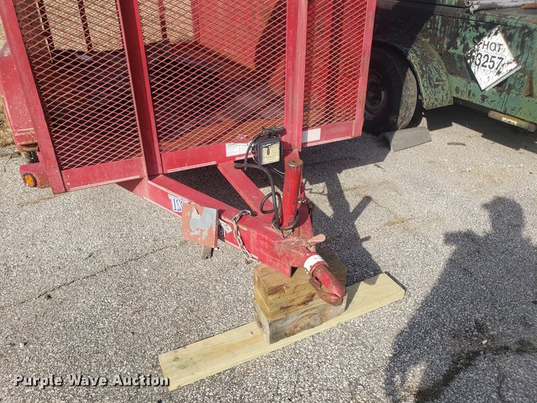 image for item GA9485 2011 Texas Bragg utility trailer
