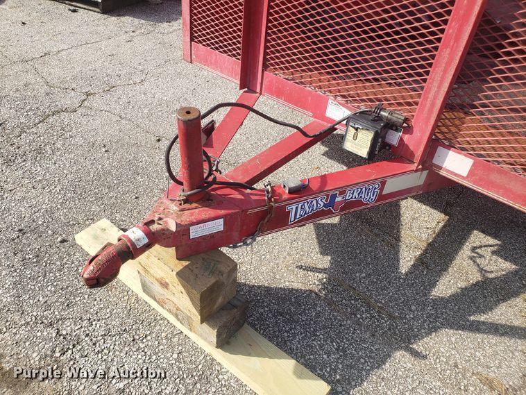 image for item GA9485 2011 Texas Bragg utility trailer
