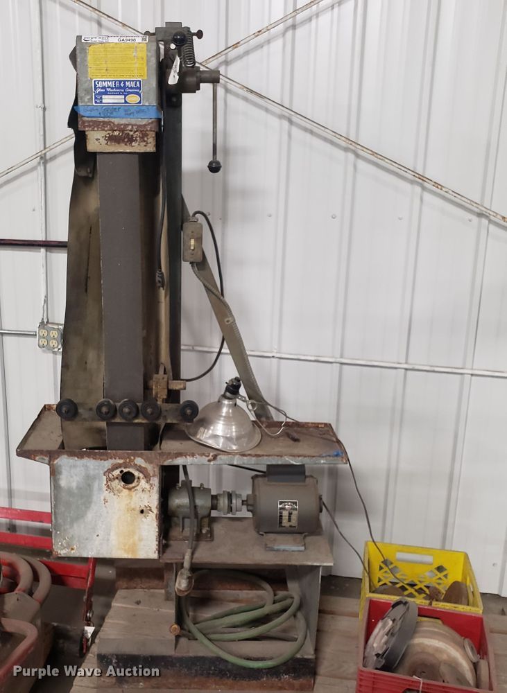 Sommer & Maca glass sander in Grandview, MO Item GA9498 sold Purple