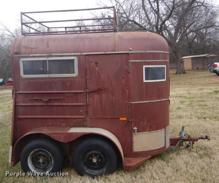 image for item GD9047 Shop built horse trailer