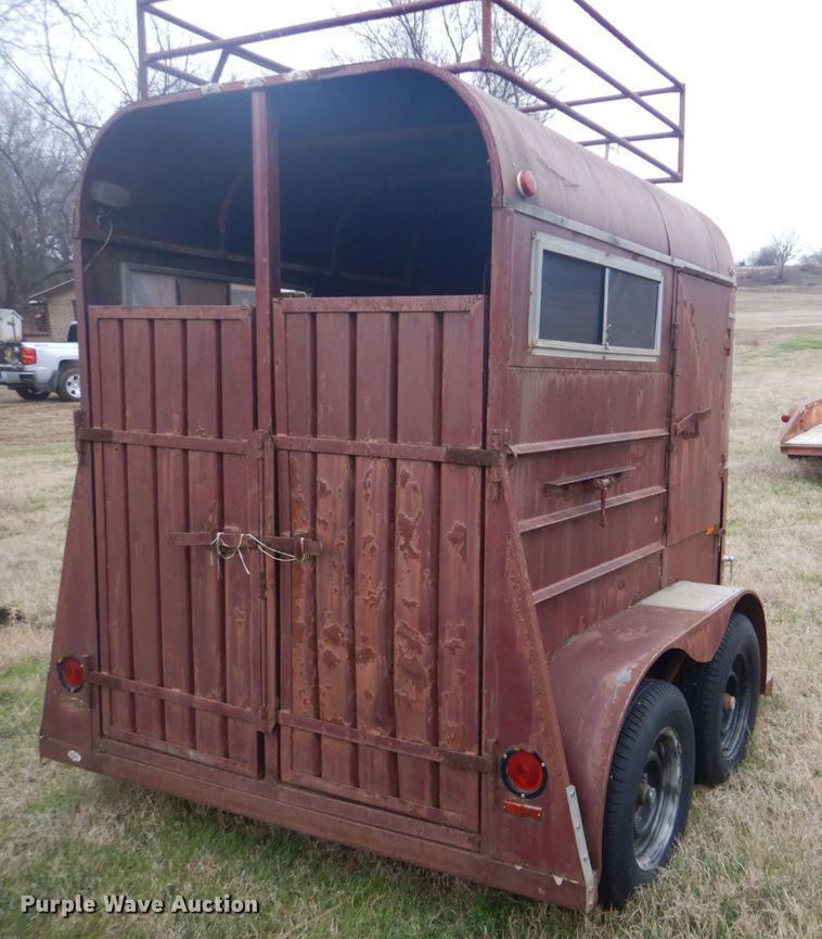 image for item GD9047 Shop built horse trailer