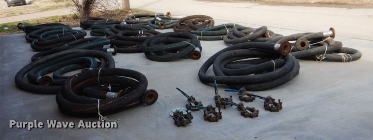 image for item GD9119 (18) sections of 4" water suction hose