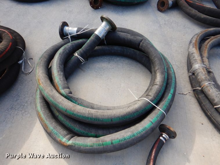 image for item GD9119 (18) sections of 4" water suction hose