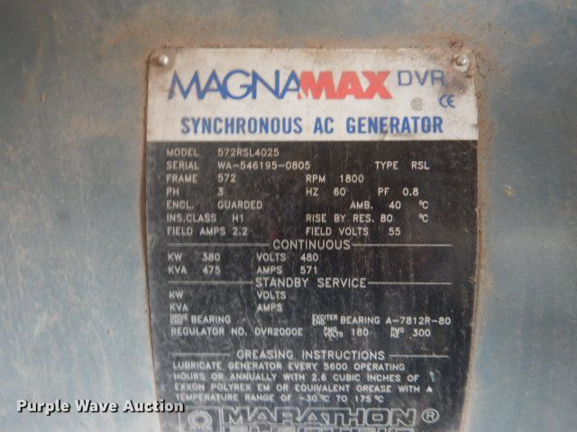 image for item GD9128 Magnamax 572RSL4025 AC generator