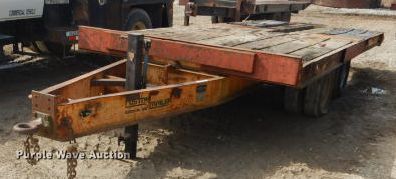 image for item GD9130 1986 Custom Trailer 9TT800 tilt deck equipment trailer