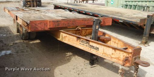 image for item GD9130 1986 Custom Trailer 9TT800 tilt deck equipment trailer