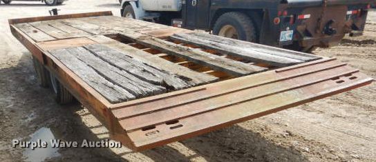 image for item GD9130 1986 Custom Trailer 9TT800 tilt deck equipment trailer