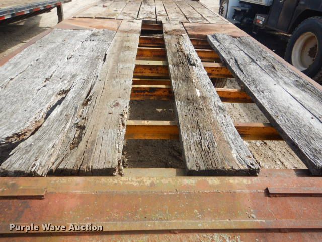 image for item GD9130 1986 Custom Trailer 9TT800 tilt deck equipment trailer