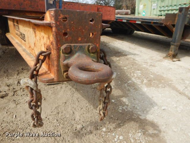 image for item GD9130 1986 Custom Trailer 9TT800 tilt deck equipment trailer