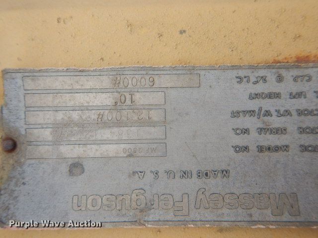 image for item GD9132 Massey Ferguson MF2500 forklift