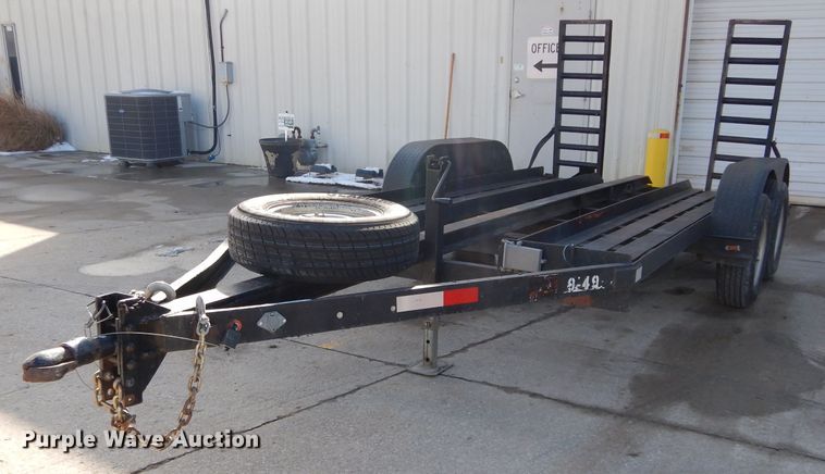 image for item GE9104 1979 shop built utility trailer