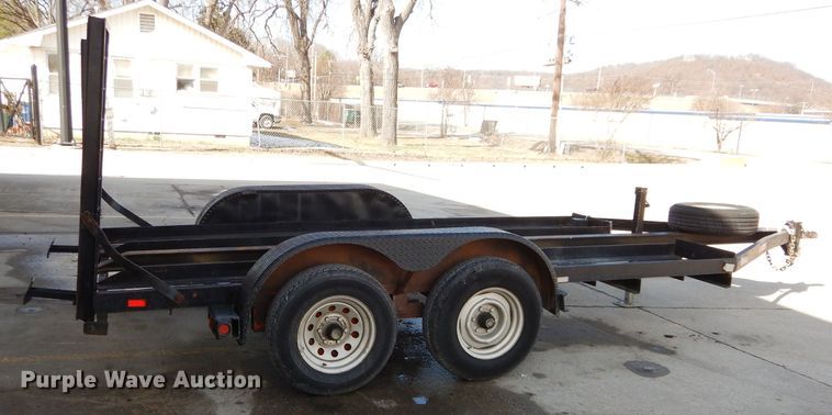 image for item GE9104 1979 shop built utility trailer