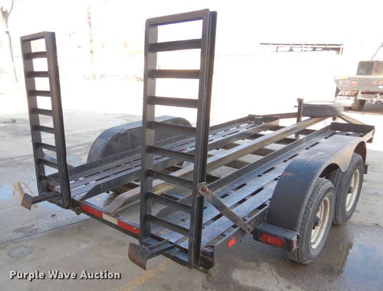 image for item GE9104 1979 shop built utility trailer