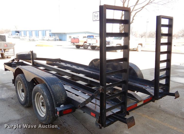 image for item GE9104 1979 shop built utility trailer