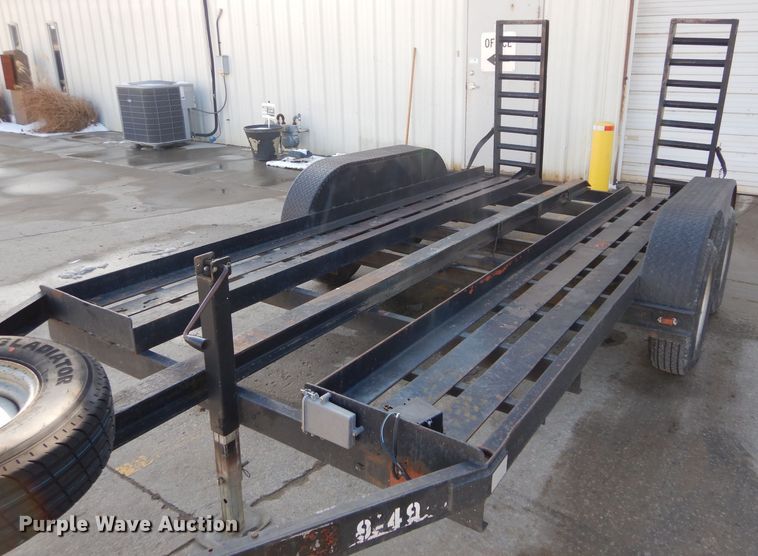 image for item GE9104 1979 shop built utility trailer