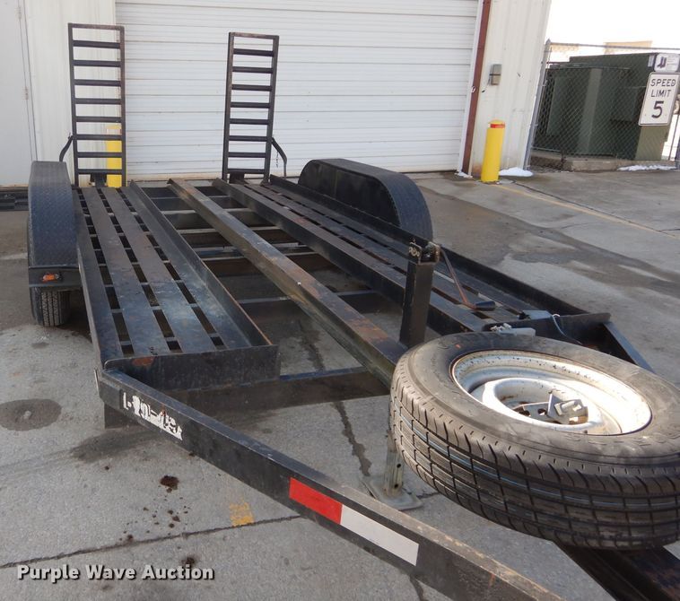 image for item GE9104 1979 shop built utility trailer