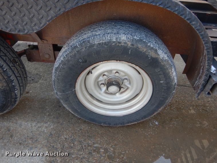 image for item GE9104 1979 shop built utility trailer