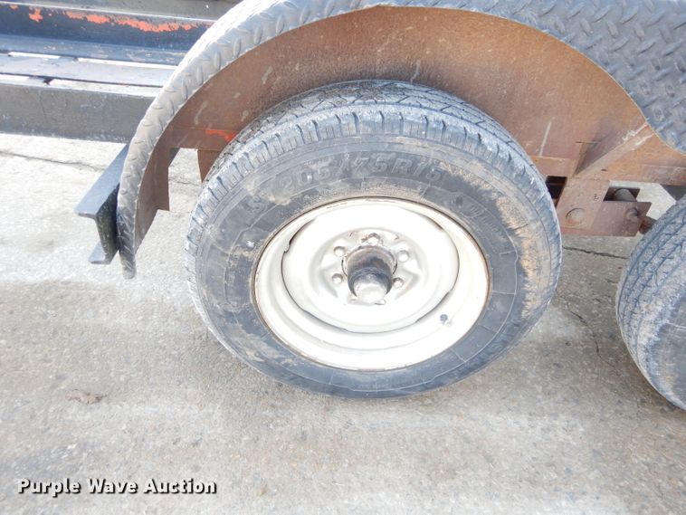 image for item GE9104 1979 shop built utility trailer