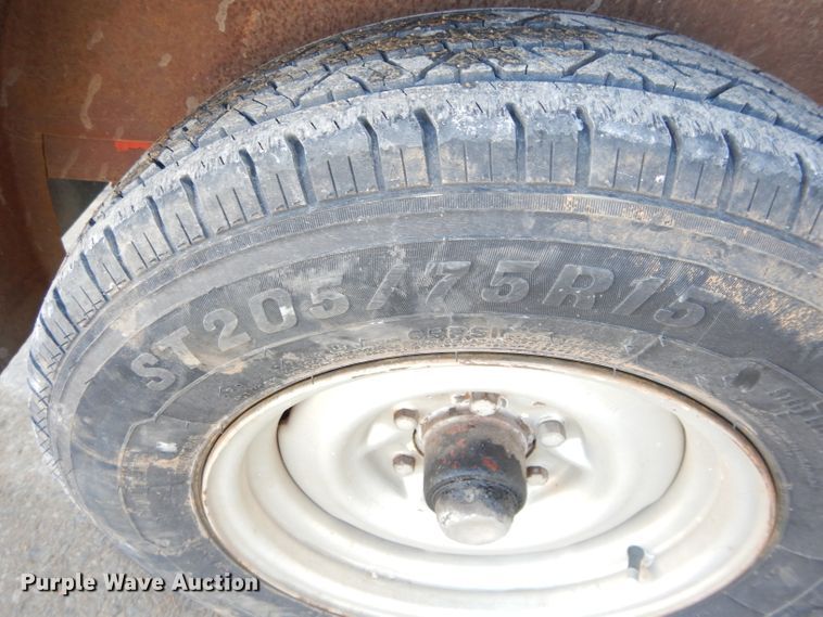 image for item GE9104 1979 shop built utility trailer