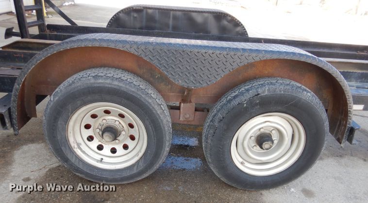 image for item GE9104 1979 shop built utility trailer