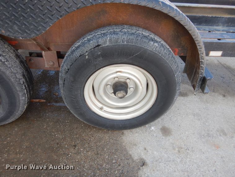 image for item GE9104 1979 shop built utility trailer