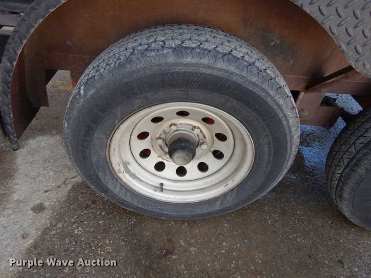 image for item GE9104 1979 shop built utility trailer