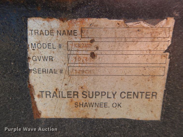 image for item GE9106 1999 Kargo King KK2HD utility trailer