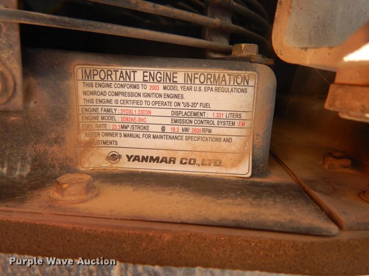 image for item GE9110 2003 Ditch Witch MX27 mini excavator