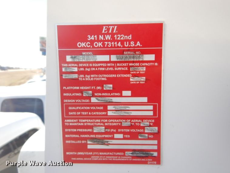 image for item GF9049 2012 Ford F550 Super Duty bucket truck