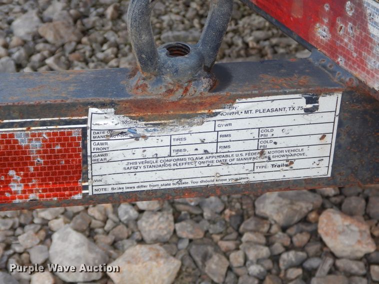 image for item GG9659 2010 Tiger utility trailer