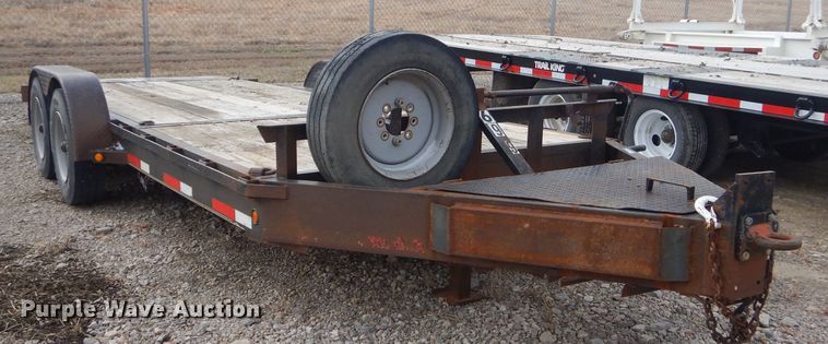 image for item GG9660 2009 Neal tilt deck equipment trailer