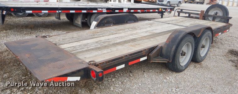 image for item GG9660 2009 Neal tilt deck equipment trailer