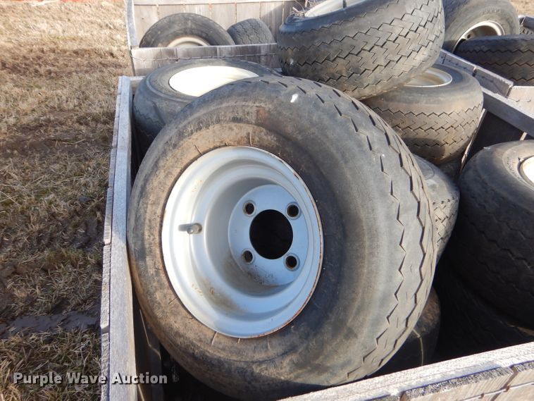 image for item GG9670 Approximately 38 tires and wheels
