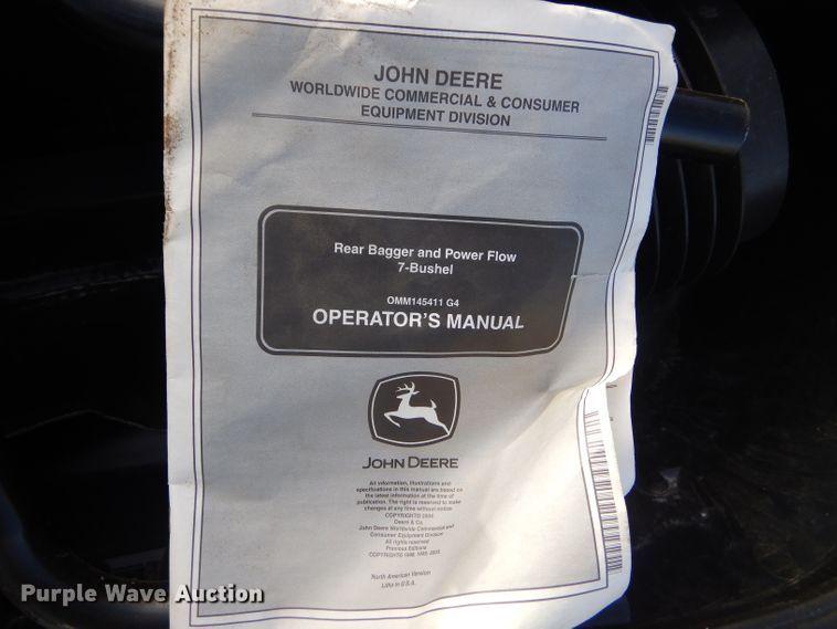 image for item GG9672 John Deere parts