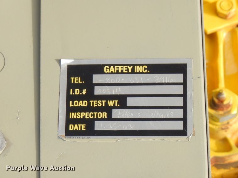 image for item GG9673 Cleveland Tramrail overhead crane trolley