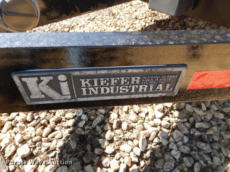 image for item GG9680 2001 Kiefer utility trailer