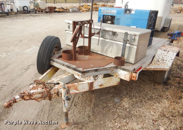 image for item GX9782 Shop built welding trailer