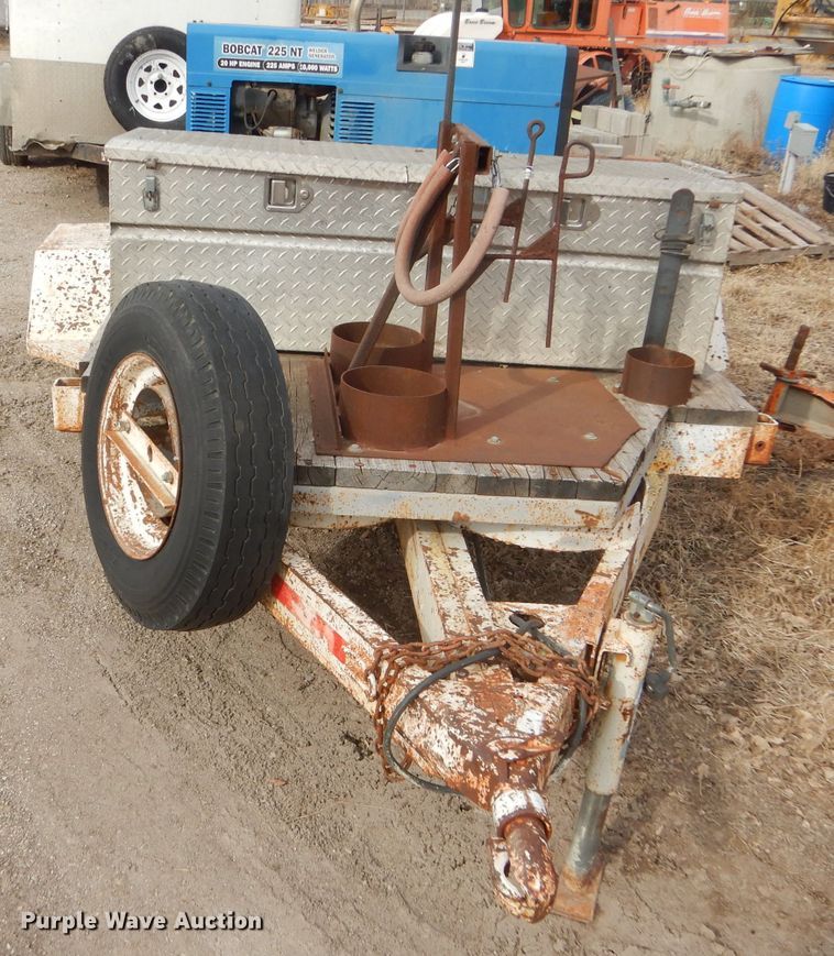 image for item GX9782 Shop built welding trailer