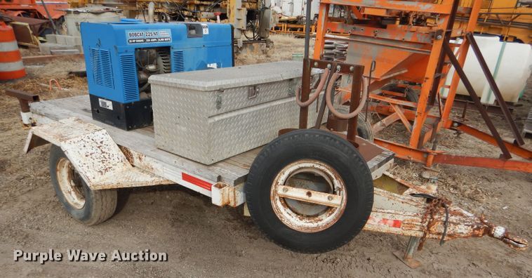 image for item GX9782 Shop built welding trailer