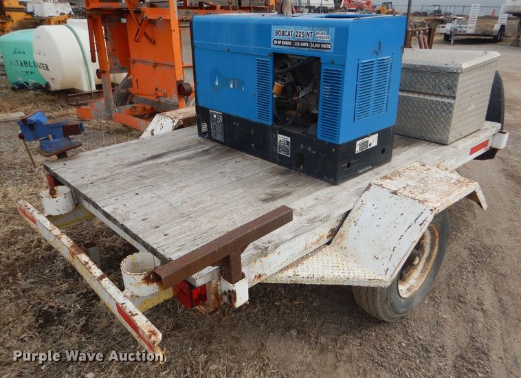 image for item GX9782 Shop built welding trailer