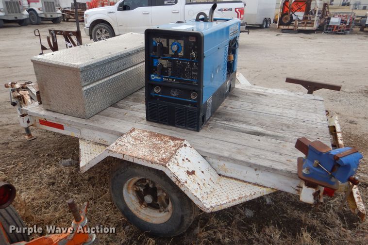image for item GX9782 Shop built welding trailer