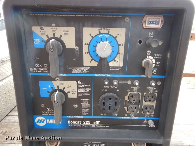 image for item GX9782 Shop built welding trailer