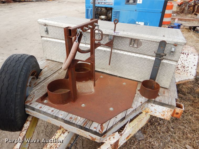 image for item GX9782 Shop built welding trailer