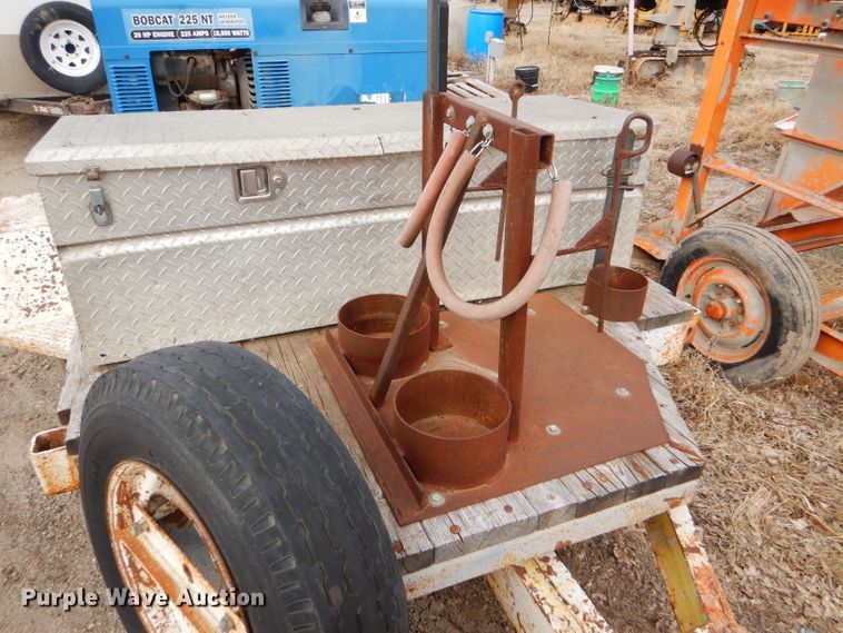 image for item GX9782 Shop built welding trailer