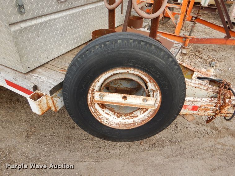 image for item GX9782 Shop built welding trailer