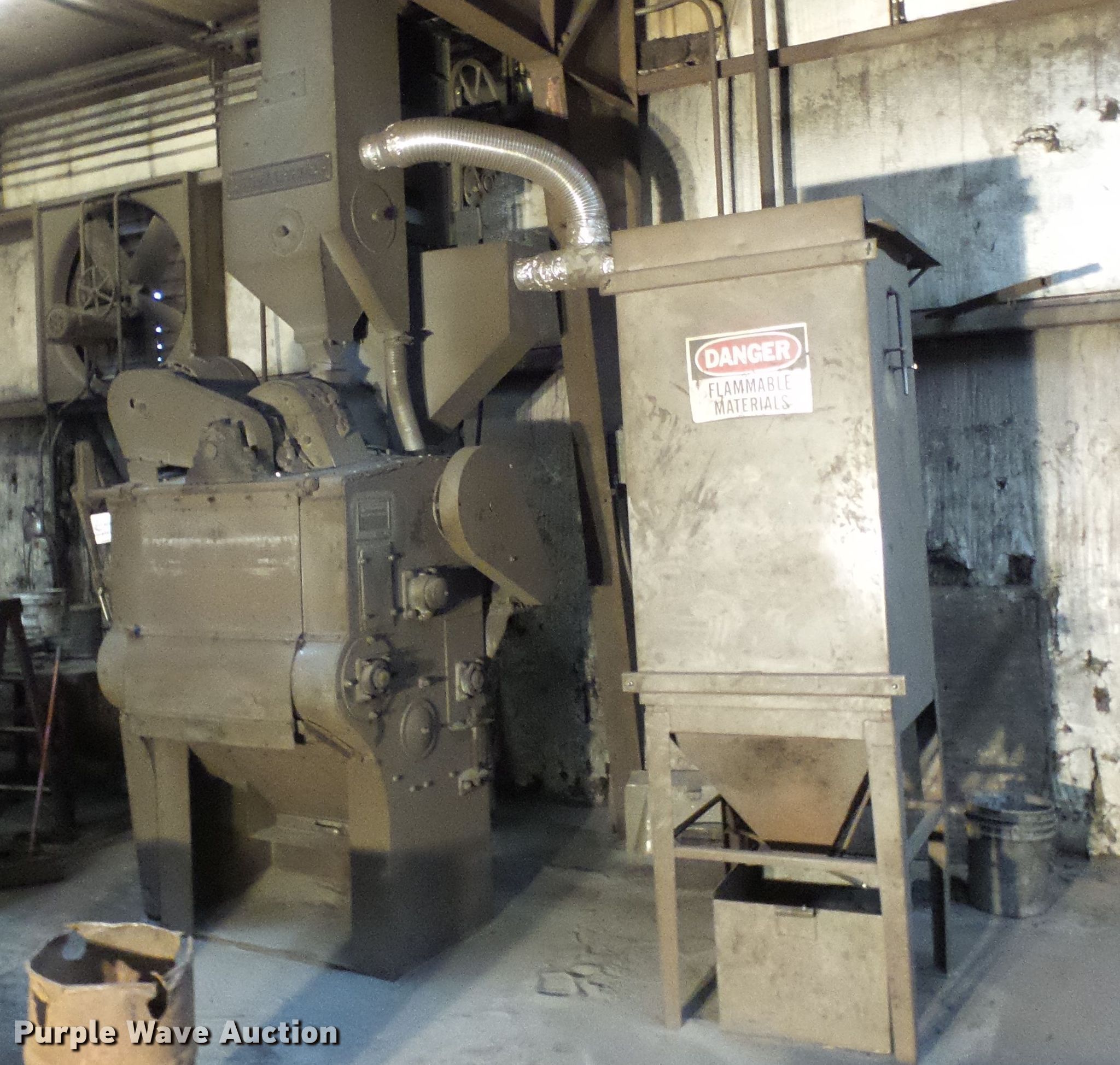 Wheelabrator sandblaster and dust collector in Jonesburg, MO Item