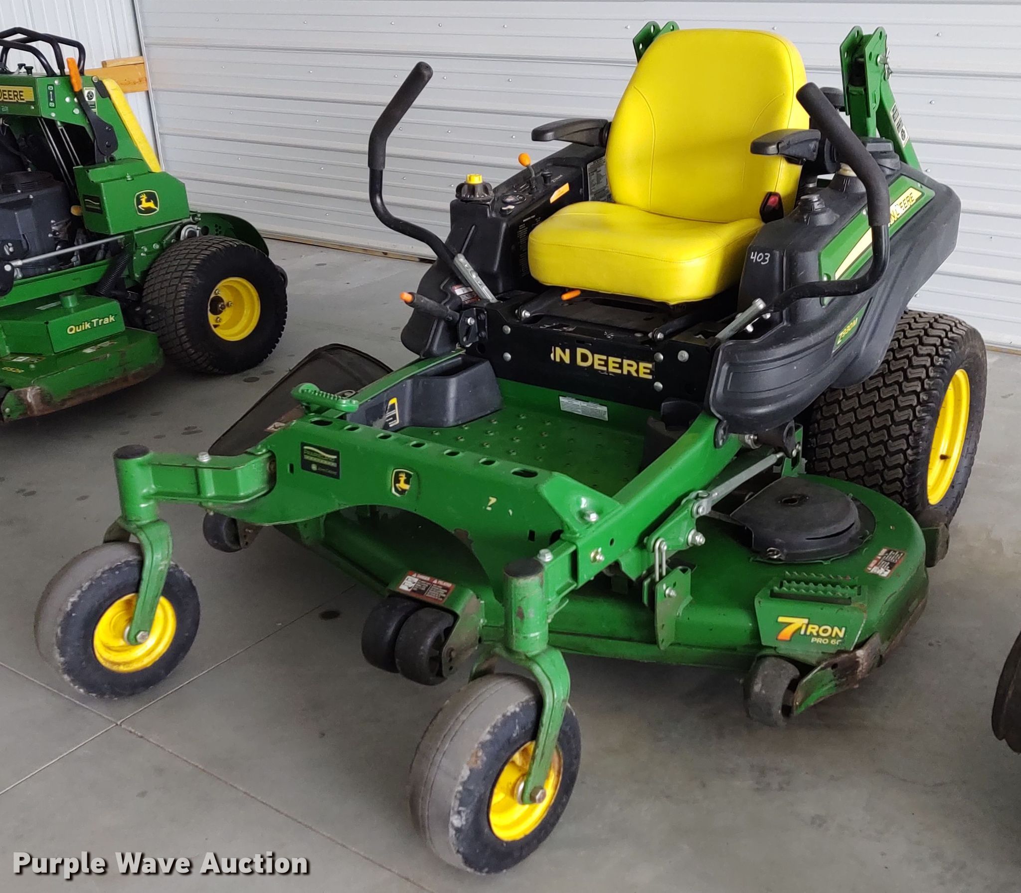 John Deere Z930M ZTR lawn mower in Andover, KS Item FY9756 sold